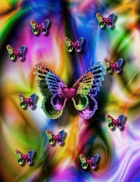 Rainbows And Butterflues Butterfly Wallpaper Butterfly Art Butterfly