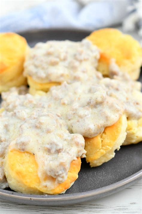 Biscuits And Gravy Super Easy Buttermilk Biscuits And Sausage Gravy