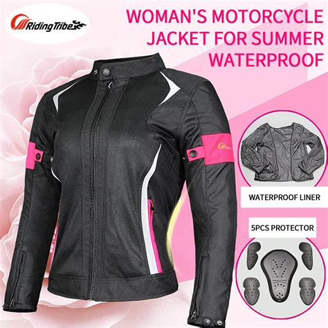 Riding Tribe Motorcycle Waterproof Women Summer Jacket Pants Moto