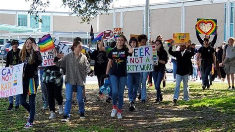 Florida Students Protest ‘dont Say Gay Bill Say Lives Are At Risk