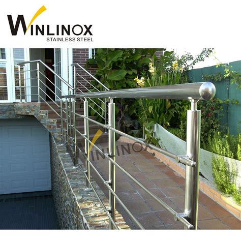 Outdoor Steps Stainless Steel Handrail Pipe Balustrade Baluster China