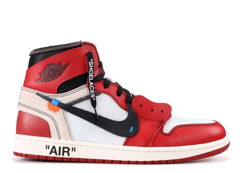 The air jordan 1 is made entirely of leather panels, with some utilzing more technical synthetic fabrications, nylon, patent leather, and much more. Air Jordan 1 Retro High Off-White The Ten Chicago - kickstw