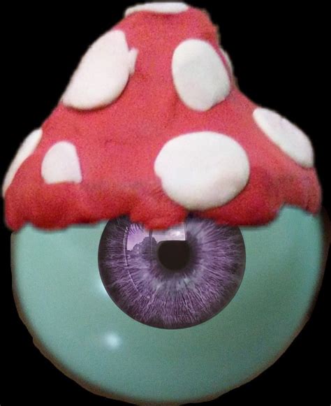 Weirdcore Mushroom Eye Wallpaper