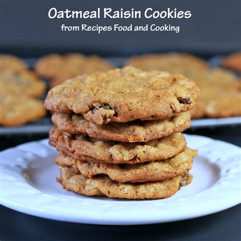 Soft, chewy, packed with raisins… you've got to try them. Oatmeal Raisin Cookies - Recipes Food and Cooking