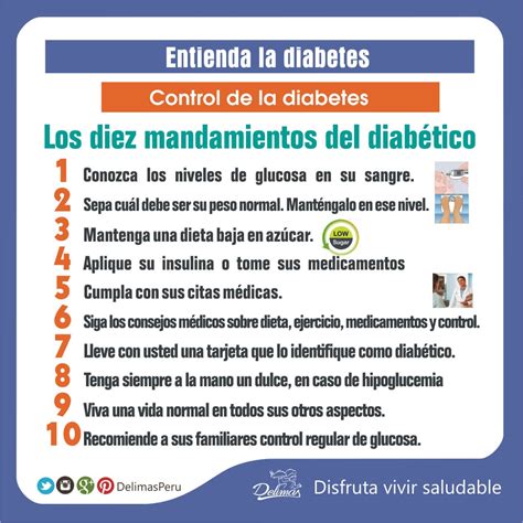 10 Recomendaciones Claves Si Tienes Diabetes Blog Vive Sano