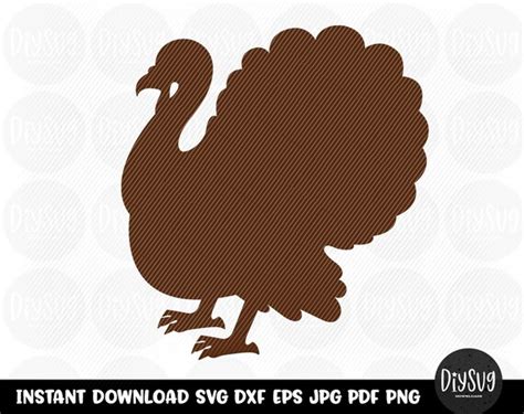 Turkey Silhouette Turkey Cut File Turkey Svg Turkey My First Thanksgiving Thanksgiving Svg