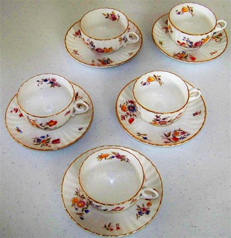Rorstrand Sweden Set Of 5 Demitasse Cups And Saucers Etsy Demitasse Cups Cup And Saucer Tea