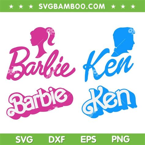 Barbie And Ken SVG PNG