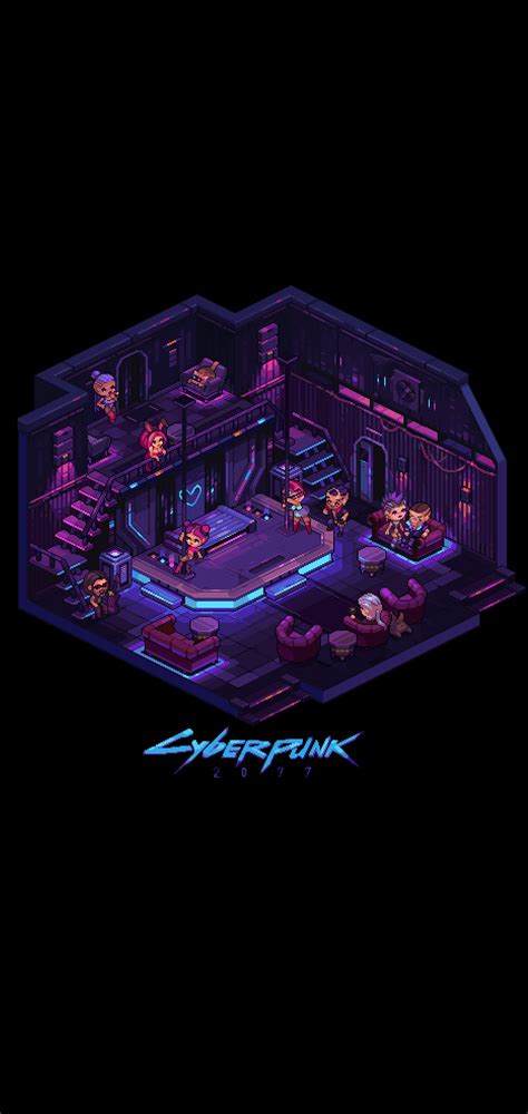 Cyberpunk Pixel Wallpapers Wallpaper Cave