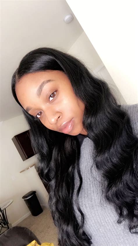 10 Straight Hair Middle Part Sew In Fashion Style