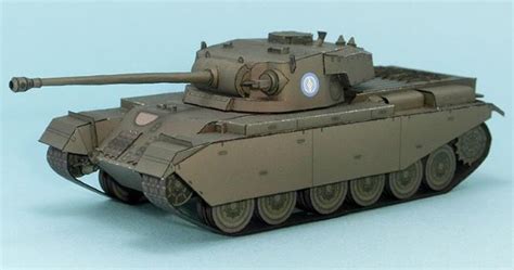 Papermau Centurion A41 British Tank Paper Model In 172 Scale By