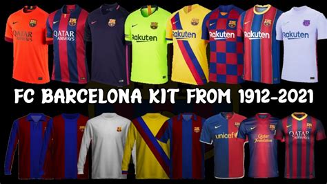 All Fc Barcelona Kit From 19122022 Home Away Andthrird Kit Youtube