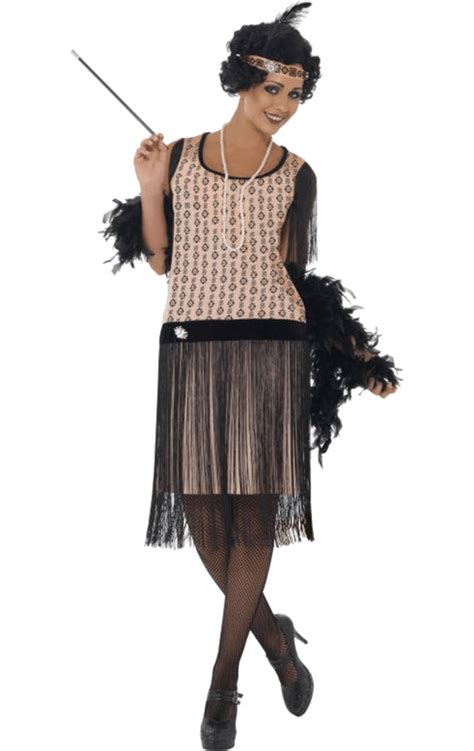 shop smiffys all decades era costumes pink flapper girl costume in stock and ready to ship