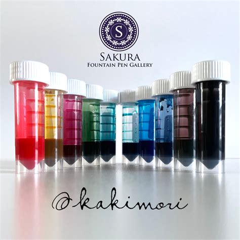 Kakimori Pigment Inks Review Fountain Pen Ink Art