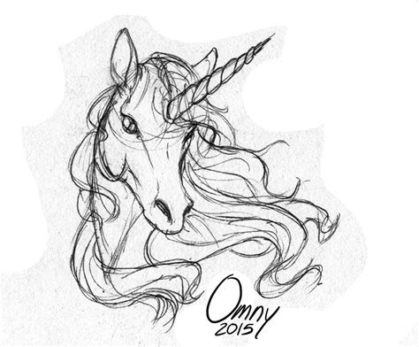Dark beautiful hyper realism mysterious fairytale unicorn etsy. Unicorn Drawing at GetDrawings.com | Free for personal use ...