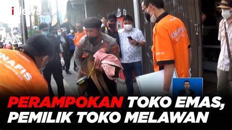 Perampokan Maut Toko Emas Terjadi Di Bandung Pemilik Toko Melawan