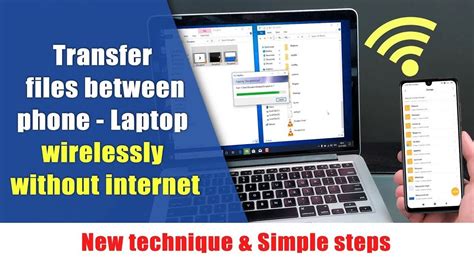 Transfer Files From Phone To Laptop Wirelessly Without Internet Youtube