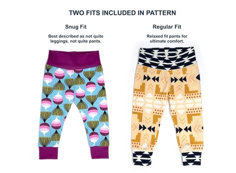 Cuffed Pant Sewing Pattern Pdf Sewing Pattern Baby Kid Etsy Canada