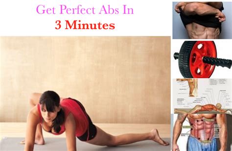 How To Get Perfect Abs In 3 Minutes