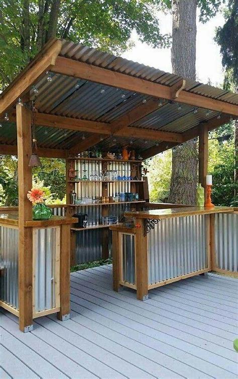 These designers used neutral colors to blend the metal into. 27 Amazing Outdoor Kitchen Ideas Your Guests Will Go Crazy ...