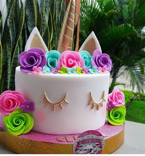 Cute 14 ide kue ulang tahun anak yang bisa kamu tiru. Kue Ultah Tema Unicorn - Paimin Gambar