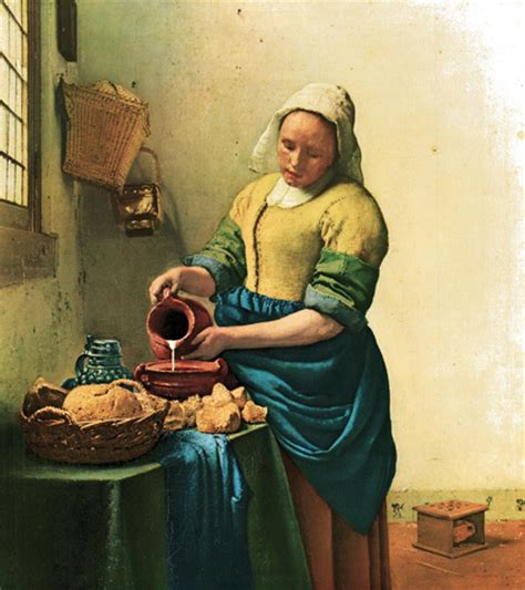 Perhaps the most recognizable feature of vermeer's greatest paintings is their luminosity. Milkmaid Art Print by Johannes Vermeer at King & McGaw