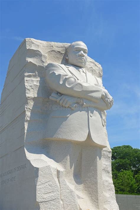 Martin Luther King Statue In Washington Dc Usa Editorial Stock Image