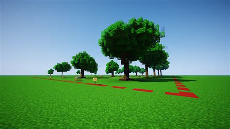 Homietrains Custom Tree Pack Minecraft Map