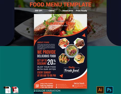 Creative Restaurant Flyer On Behance