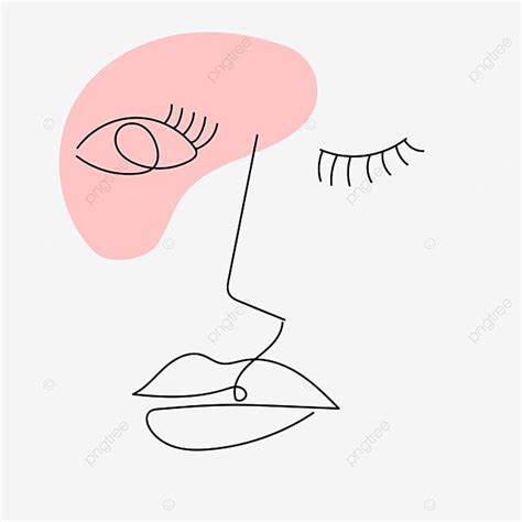 Clipart Images Png Images Face Line Drawing Face Lines Abstract