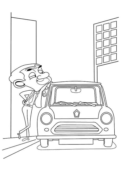 Las Mejores 115 Dibujos Para Colorear De Mr Bean