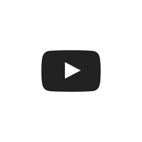 Youtube Logo Png Black Transparent Background