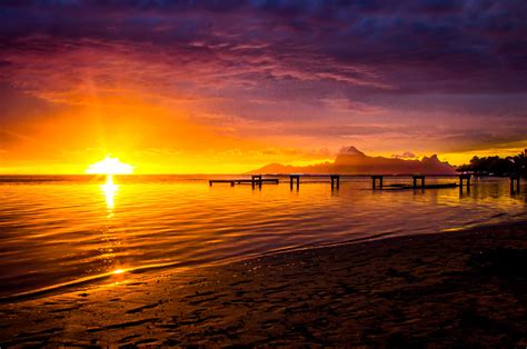 Sunset Sunset Images Tahiti