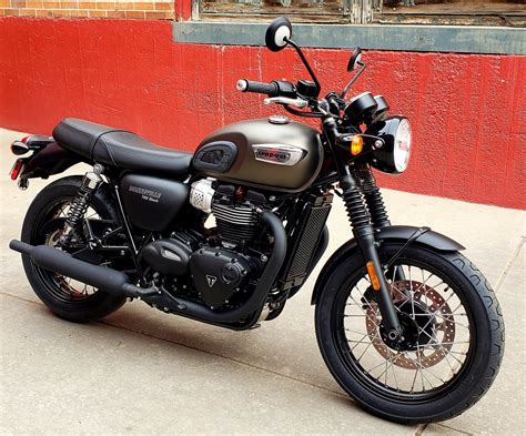 New 2020 Triumph Bonneville T100 Black Motorcycle In Denver 19t69