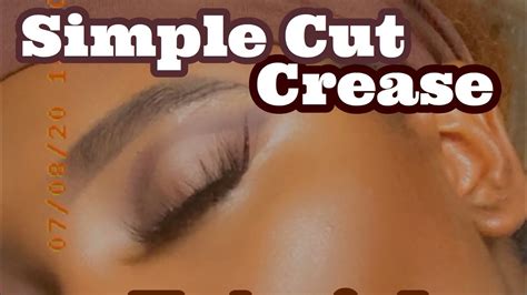 How To Get The Perfect Cut Crease Tutorial Youtube