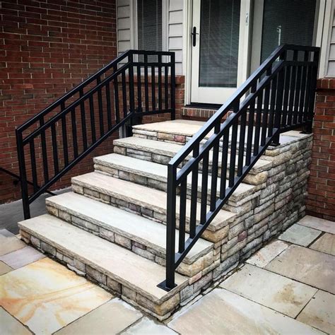 Handrails Etsy Outdoor Stair Railing Railings Outdoor Patio Stairs