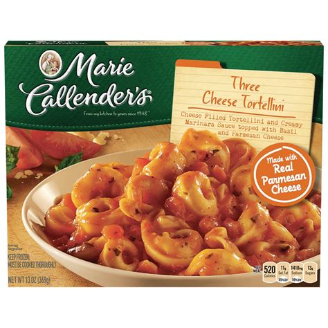 Marie callender's frozen meals and desserts are made from scratch with quality ingredients. Marie Callenders Frozen Dinner Three Cheese Tortellini 13 Ounce - Walmart.com - Walmart.com