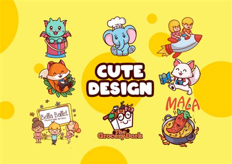Create Cute Mascot Design Logo By Rukevector Fiverr