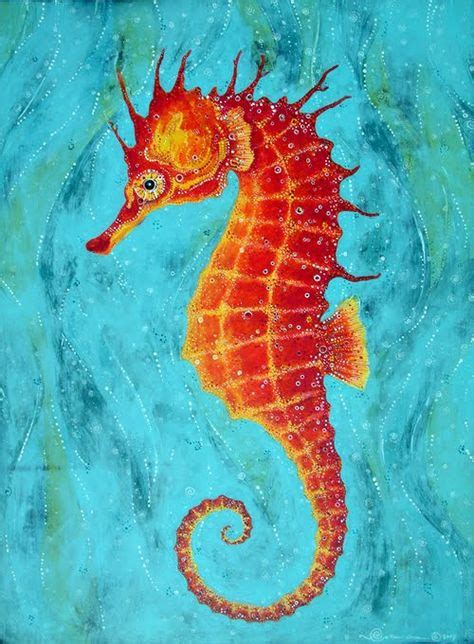49 Best Seahorse Painting Images In 2020 Seahorse Seahorse Painting