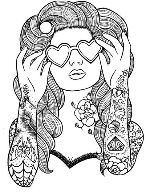 Pin Up Coloring Pages At Getdrawings Free Download