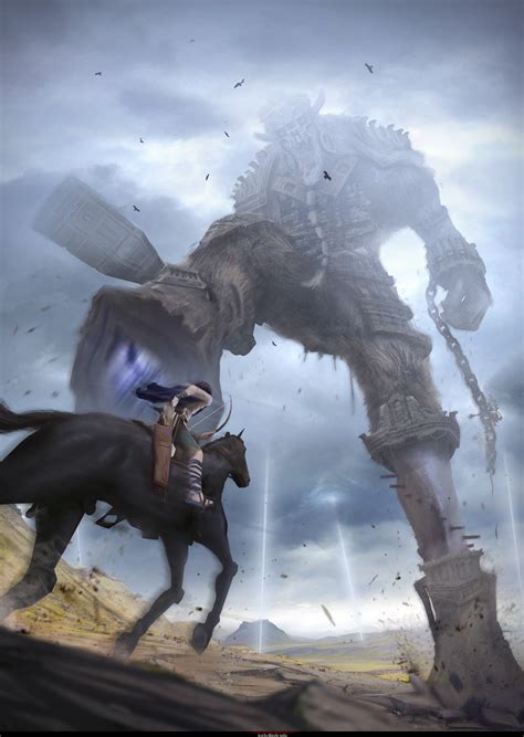 Naughty Dog Artist Draws Amazing Shadow Of The Colossus