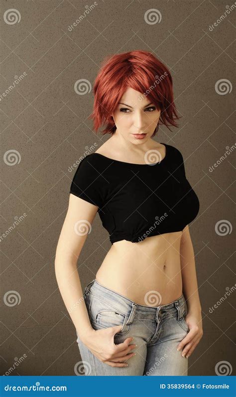 Pretty Girl With Flat Belly Stock Images Image 35839564