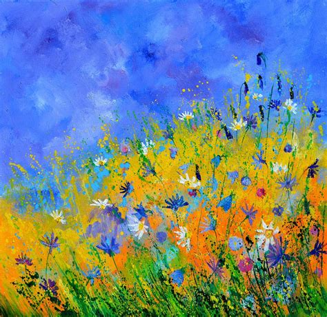 Wild Fieldflowers Painting By Pol Ledent Fine Art America