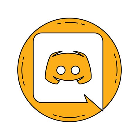 Communication Discord Logo Media Orange Social Icon Free Download