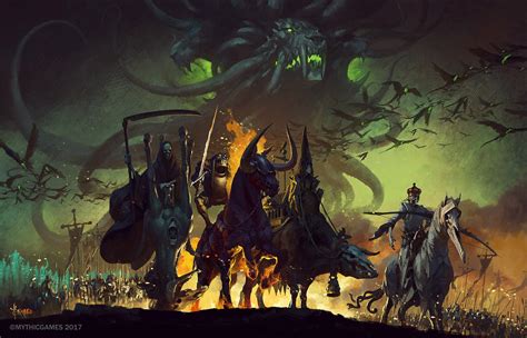 Dark Four Horsemen Of The Apocalypse Hd Wallpaper By Bayardwu