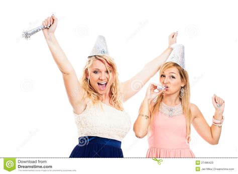 Ecstatic Women Celebrating Party Stock Photos - Image ...