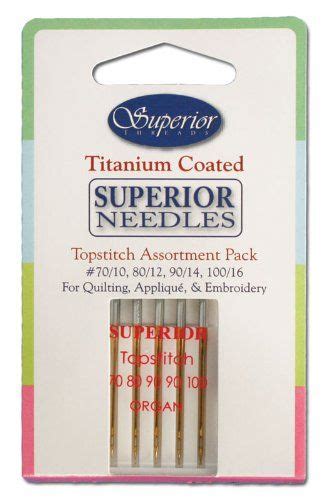 Superior Threads® Superior Titanium Coated Topstitch Needles