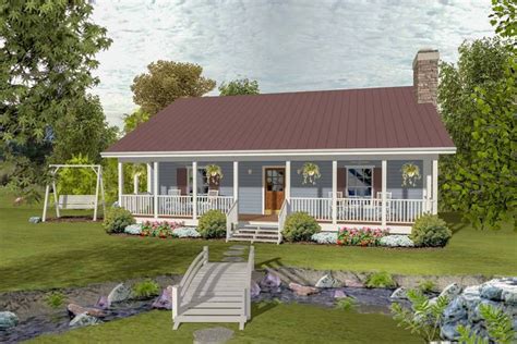 Plan 20141ga Relaxing Porches And A Walkout Basement Ranch Style