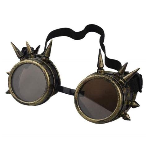 spiked steampunk goggles gothic babe co