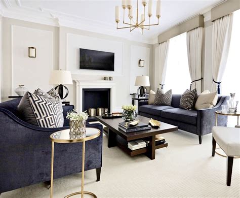 Elegant Beige And Black Living Room Decor Beige Living Rooms Glamour